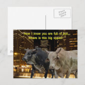 都会の熱い雄牛たち ポストカード (正面/裏面)