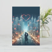 都会の真っただ中で愛するカップル (スタンド正面)