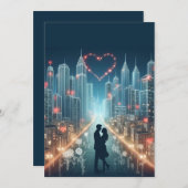 都会の真っただ中で愛するカップル (正面/裏面)