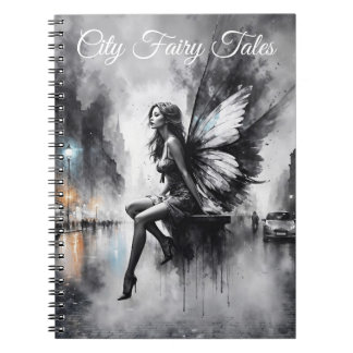都会の闇の妖精ファンタジー未来的なゴシックの街 ノートブック