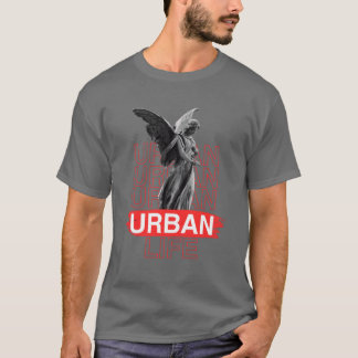 都会の鼓動 都市生活を楽しもう フレンド Tシャツ