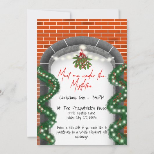 都会はミスタントクリスマスの下で私に会う シーズンカード (正面)