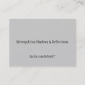 都会人はATCカードを尾行します 名刺 (裏面)