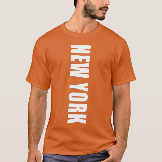 都会的なニューヨークシティファミリー Tシャツ (正面)