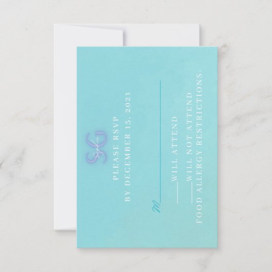 都内での出席依頼 出欠カード (正面)