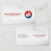 都市および住宅ロゴ |不動産仲介業者 名刺 (正面/裏面)