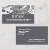 都市ごまかされたパターン 名刺 (正面/裏面)