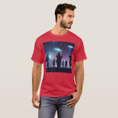 都市で友達とUFOを目撃 Tシャツ (正面フル)