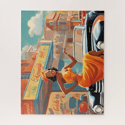 都市で洗練された ジグソーパズル (縦)