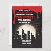 都市で起きた血の惨殺ミステリーパーティ 招待状 (正面)