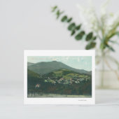 都市とタマルパイス山の空中景観 ポストカード (スタンド正面)