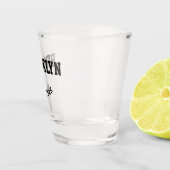 都市と州カスタムの場所 ショットグラス (右)