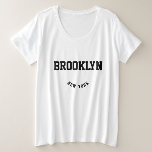 都市と州カスタムロケーションTシャツ プラスサイズTシャツ (デザイン正面)