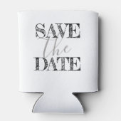 都市のカジュアル落書き | Graffiti日付を保存 缶クーラー (裏面)