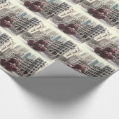 都市のクリスマス ラッピングペーパー (角)