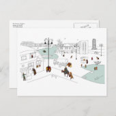 都市のクリモダンスマス シーズンポストカード (正面/裏面)