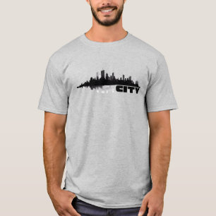 都市のシルエット Tシャツ