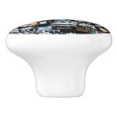 都市のシール壁 セラミックノブ (側面)