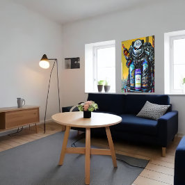 都市のソーダロボットモンスター | AIアートポスター ポスター