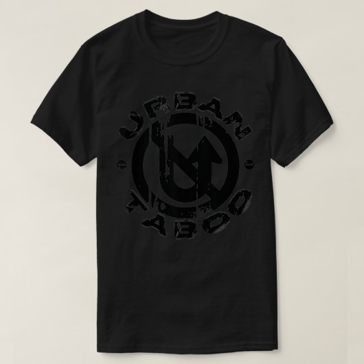 都市のタブー Tシャツ (デザイン正面)