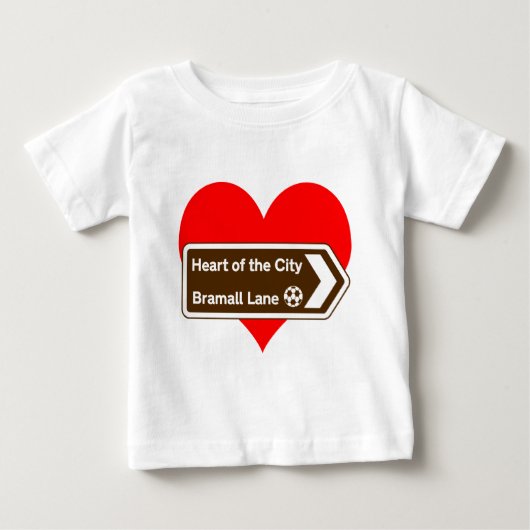 都市のハート ベビーTシャツ (正面)