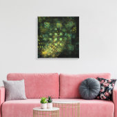 都市のライト抽象芸術クアッドキャンバス印刷 キャンバスプリント (インサイチュ (リビング))