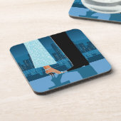 都市のロマンチックなカップル コースター (左側)