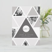 都市の三角形オーバーレイ |日付モダンの保存 セーブザデート (スタンド正面)