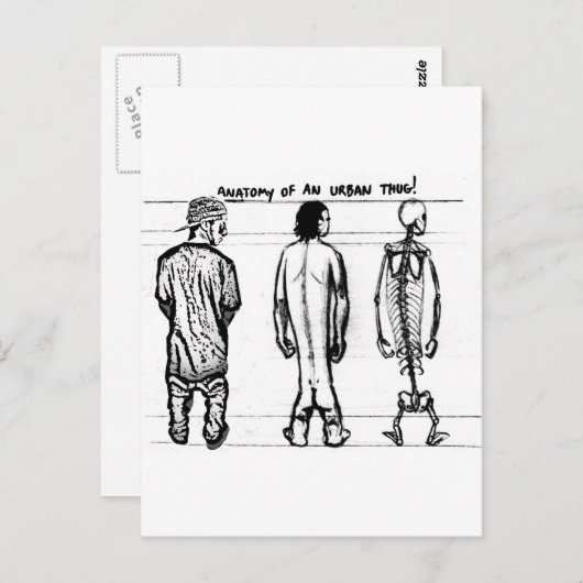 都市の不良の解剖学 ポストカード (正面/裏面)