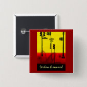 都市の再生 缶バッジ (正面&裏面)