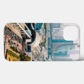 都市の地下鉄線と超高層ビル Case-Mate iPhoneケース (裏面 (横))