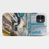 都市の地下鉄線と超高層ビル Case-Mate iPhoneケース (裏面(横))