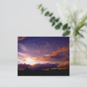 都市の夕日 ポストカード (スタンド正面)