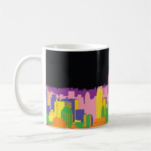 都市の天窓を装飾した建物 コーヒーマグカップ