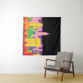 都市の天窓を装飾した建物 タペストリー (インサイチュ(横))