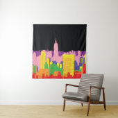 都市の天窓を装飾した建物 タペストリー (インサイチュ)