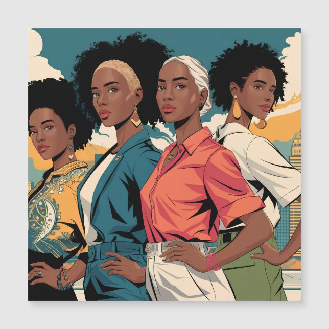 都市の女性に力を与えるファッション (正面)