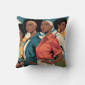 都市の女性に力を与えるファッション クッション (裏面)