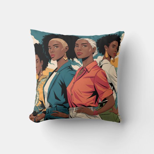 都市の女性に力を与えるファッション クッション (正面)