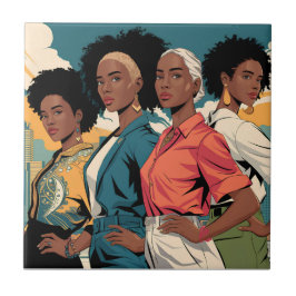 都市の女性に力を与えるファッション タイル