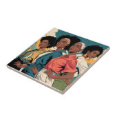 都市の女性に力を与えるファッション タイル (側面)