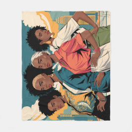 都市の女性に力を与えるファッション フリースブランケット