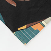 都市の女性に力を与えるファッション フリースブランケット (角)