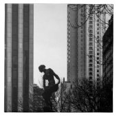 都市の孤独な時 タイル (正面)