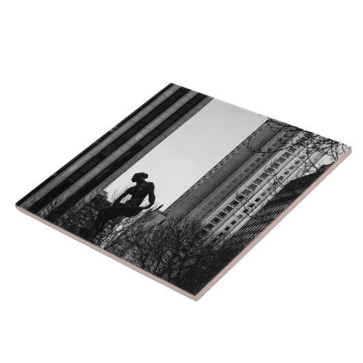 都市の孤独な時 タイル (側面)