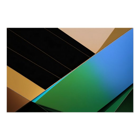 都市の幾何学 ポスター (正面)