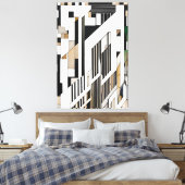 都市の断片 キャンバスプリント (インサイチュ (寝室))