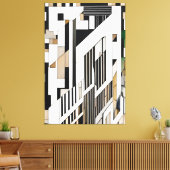 都市の断片 キャンバスプリント (インサイチュ (リビング))