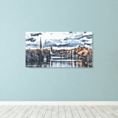 都市の景観 キャンバスプリント (インサイチュ (ウッドフロア))
