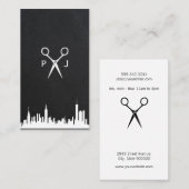 都市の景観 | ヘアスタイリスト | 理容師名刺 名刺 (正面/裏面)